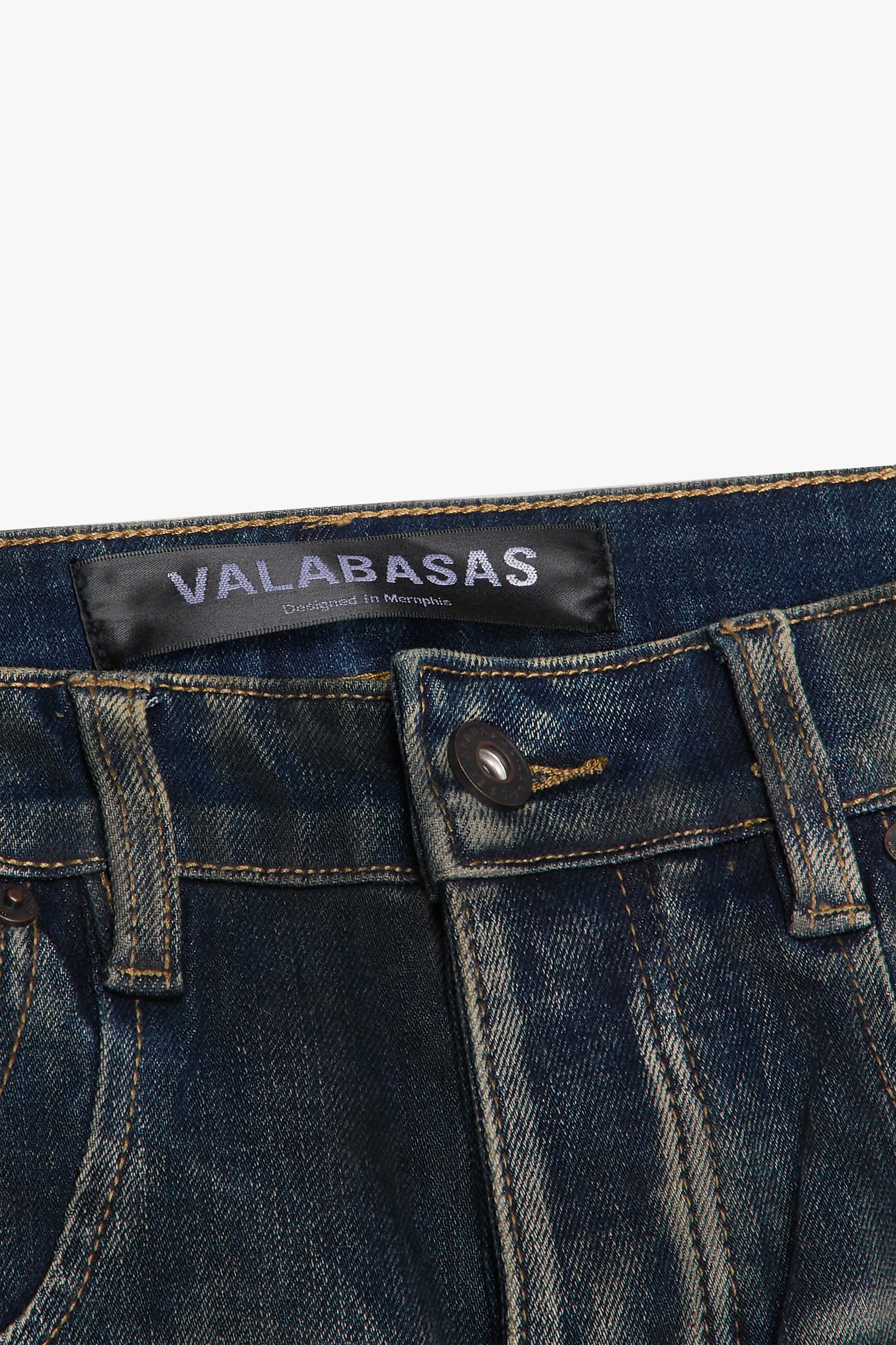 Broken Skinny Jean Dirty Blue sold by valabasas product image thumbnail 4