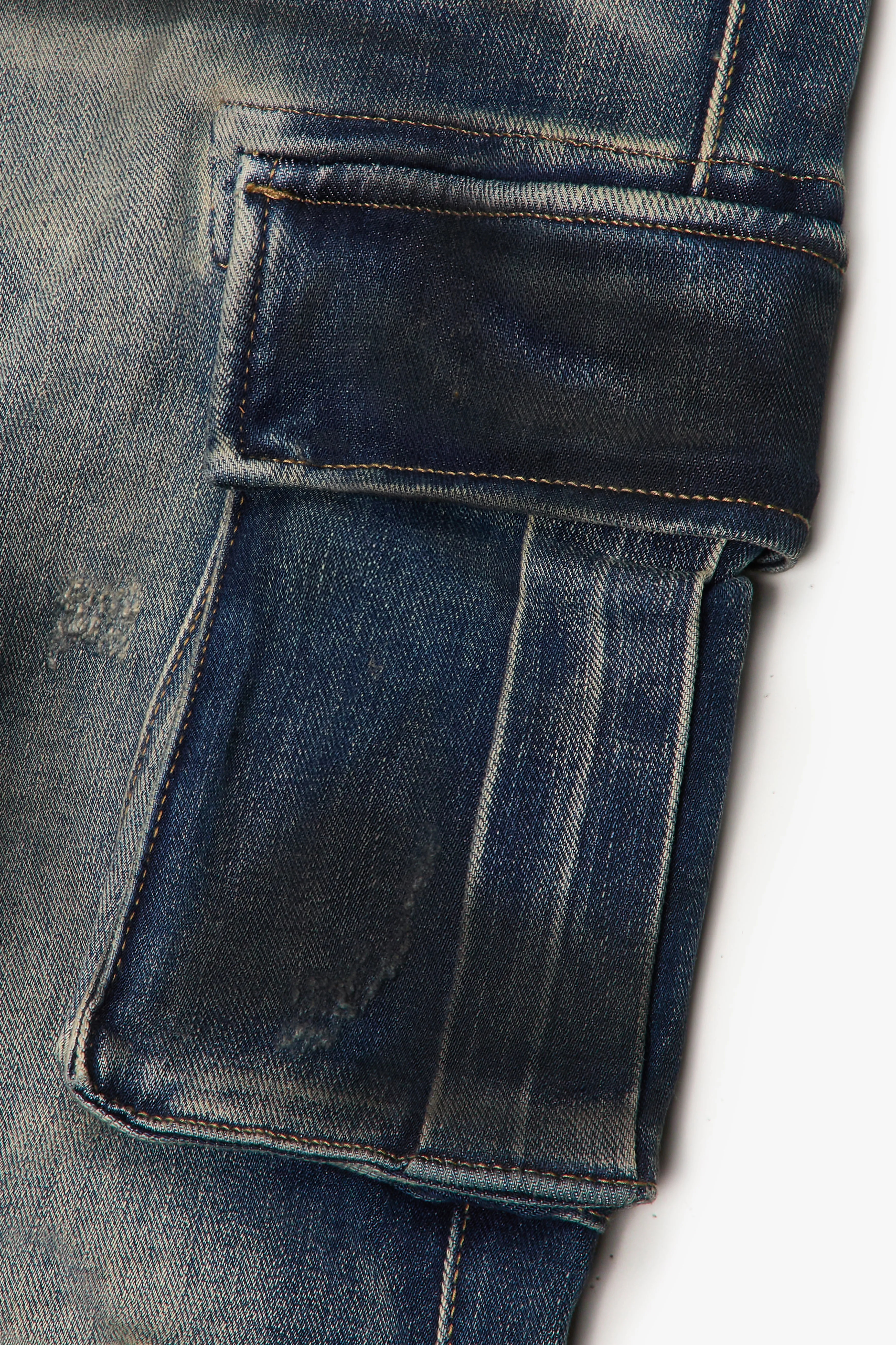 Broken Skinny Jean Dirty Blue sold by valabasas product image thumbnail 2