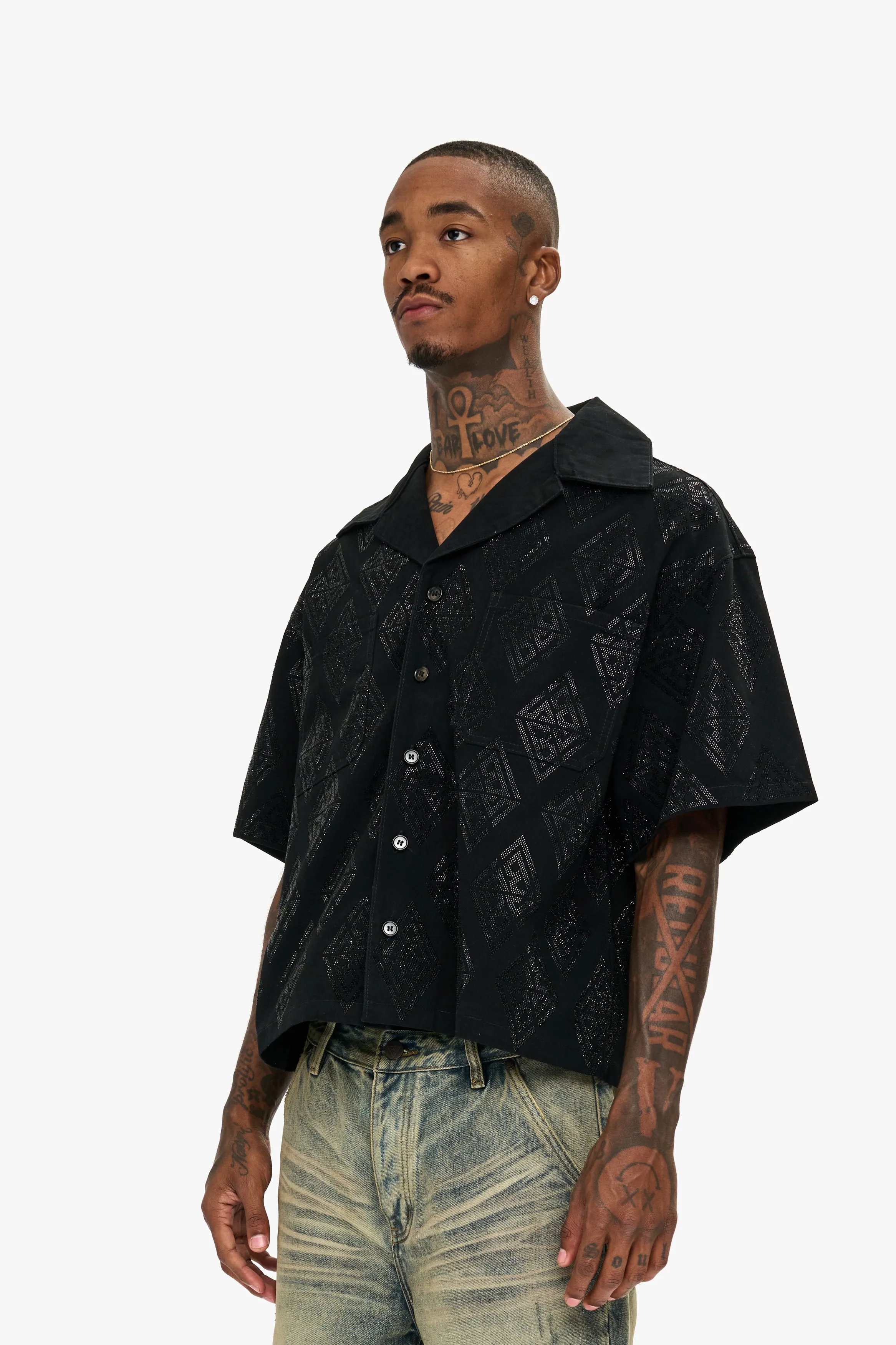 Uplift Button Down Black sold by valabasas product image thumbnail 3