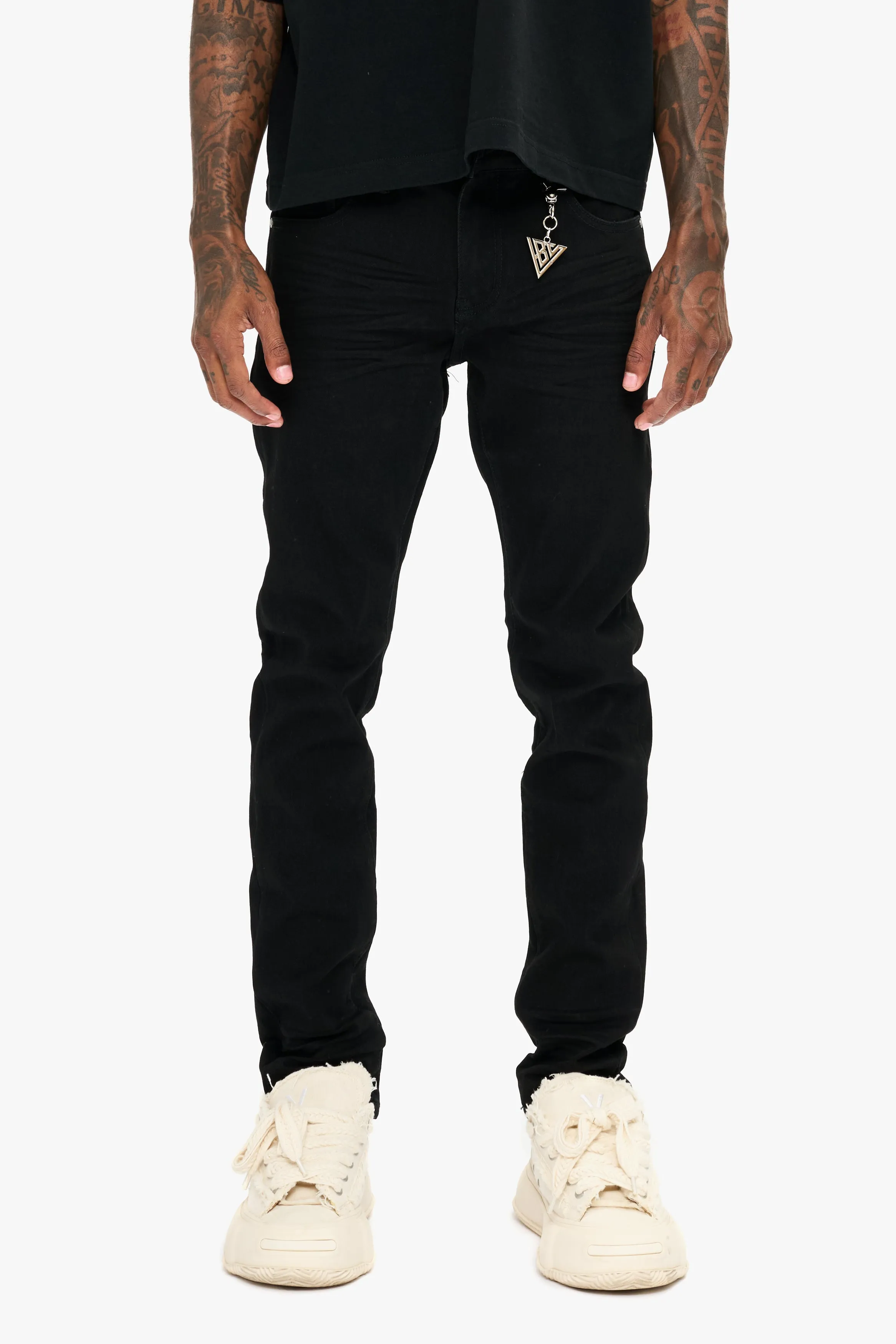 Mr. Slim Jean Jet Black sold by valabasas
