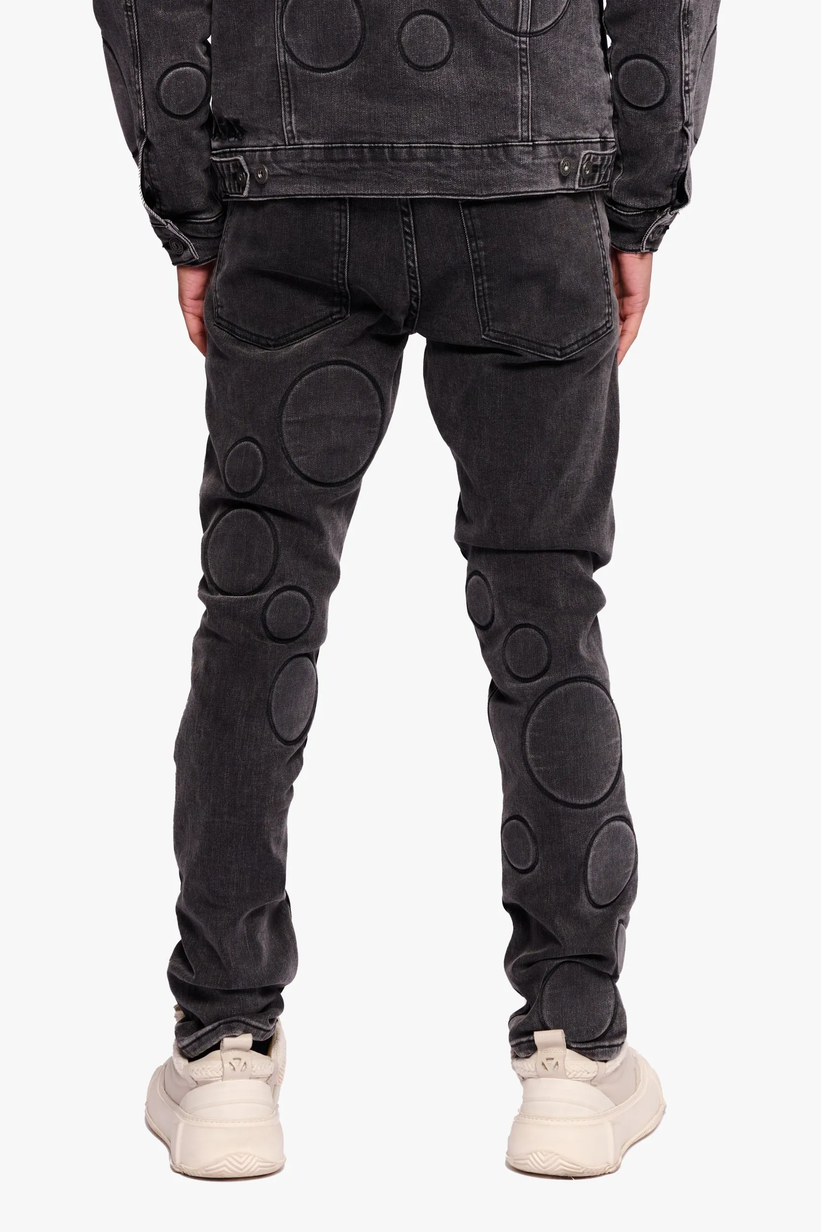 Spore Black Grey Skinny Jean sold by valabasas product image thumbnail 4