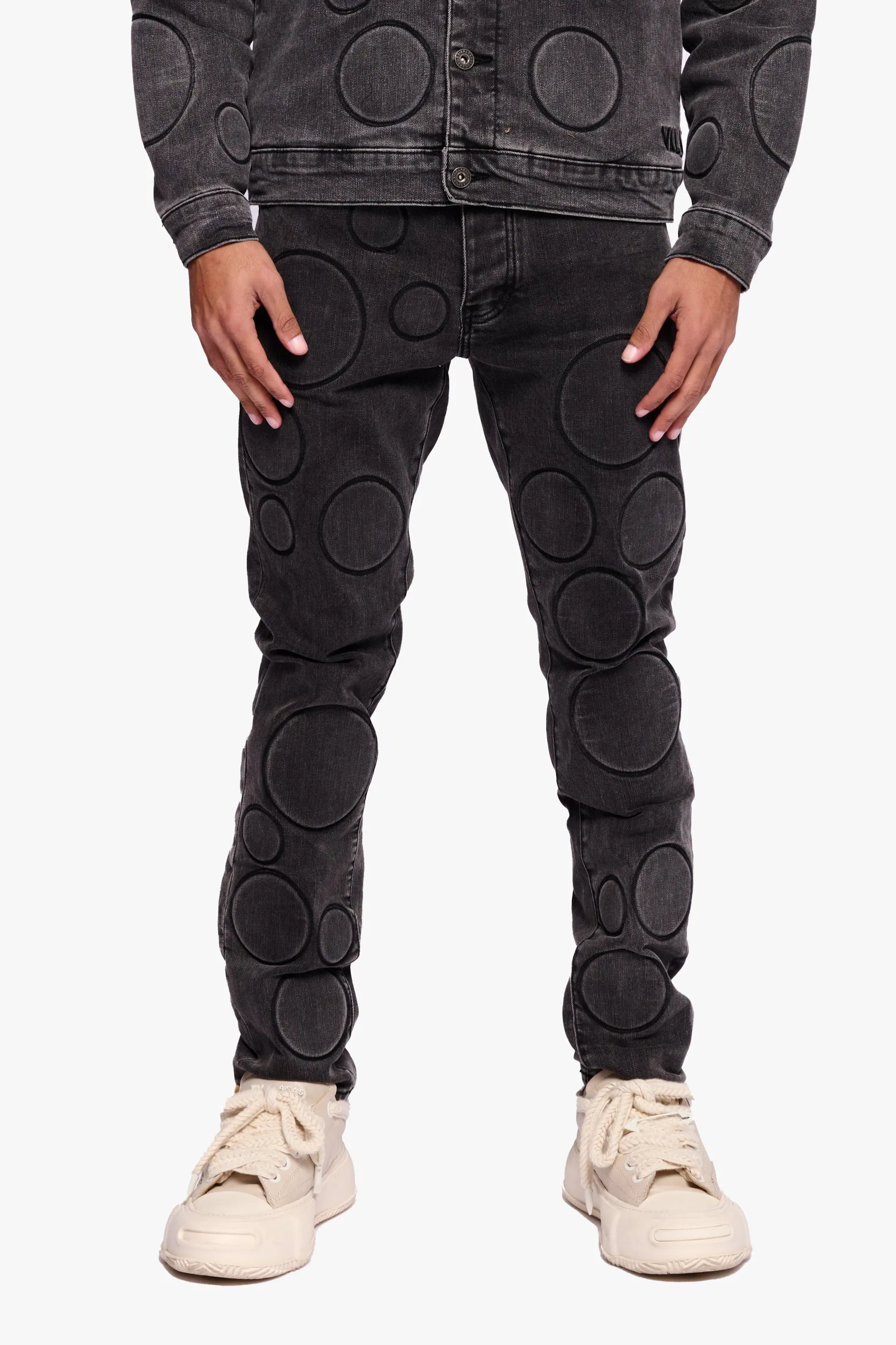Spore Black Grey Skinny Jean sold by valabasas