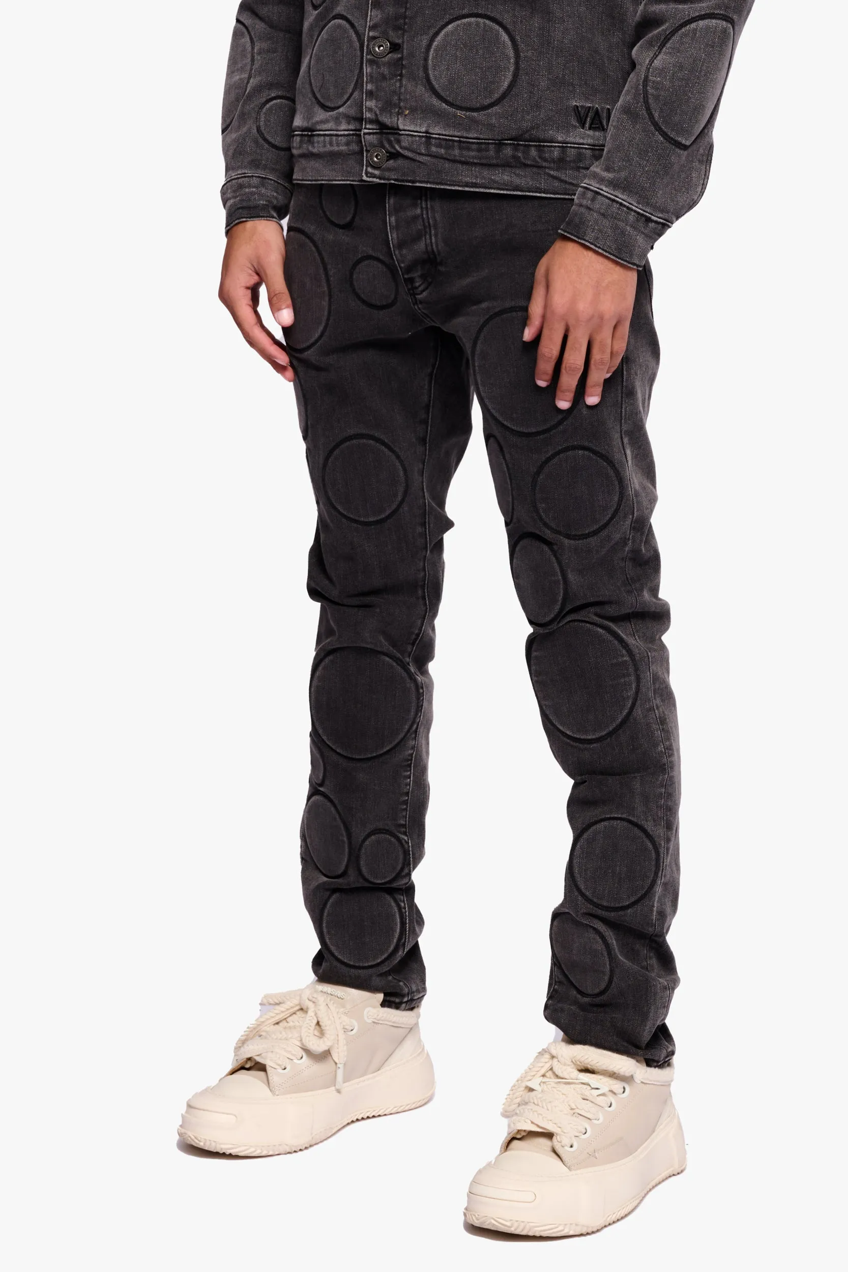 Spore Black Grey Skinny Jean sold by valabasas product image thumbnail 2