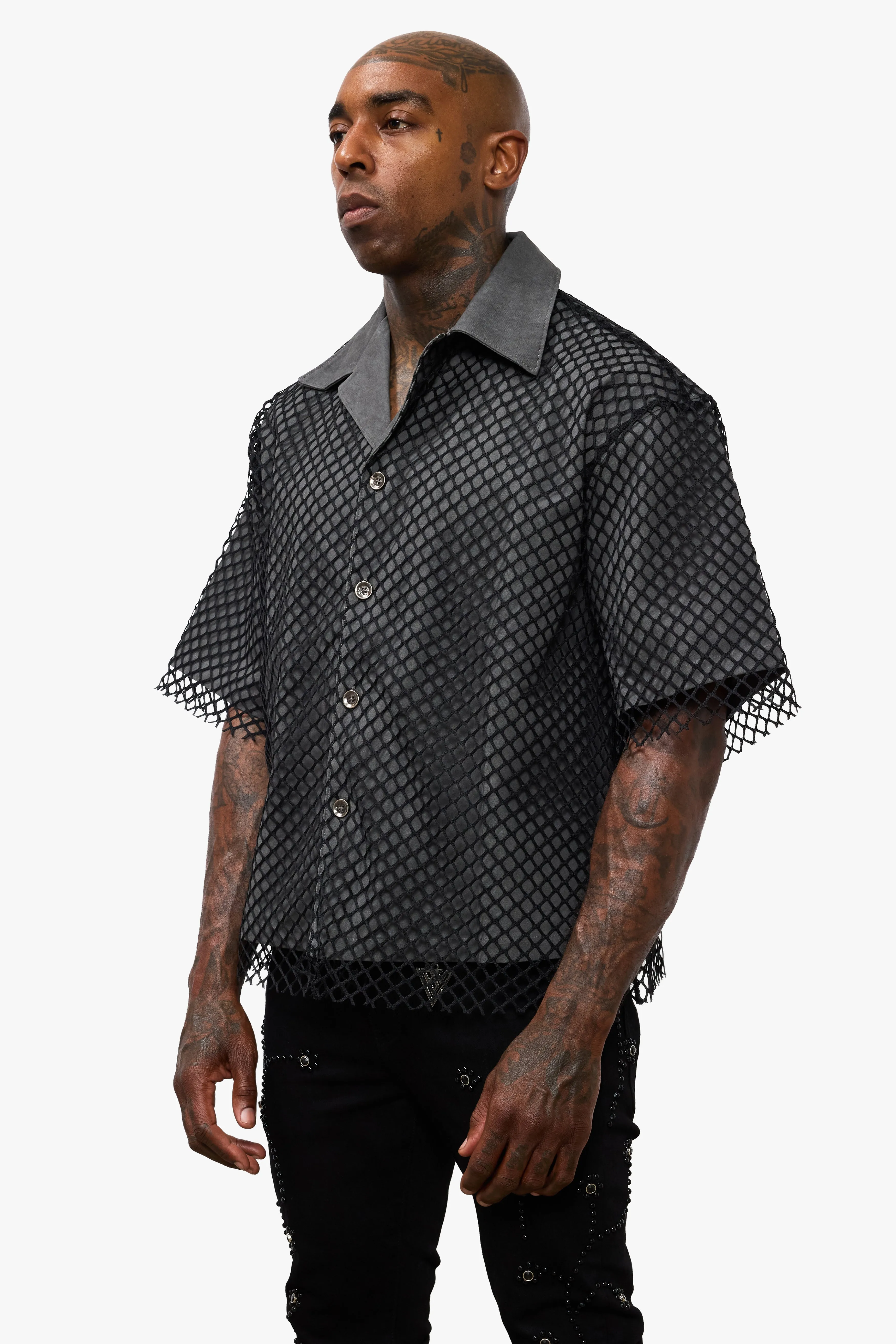 Endless Road Button Down Grey sold by valabasas product image thumbnail 3
