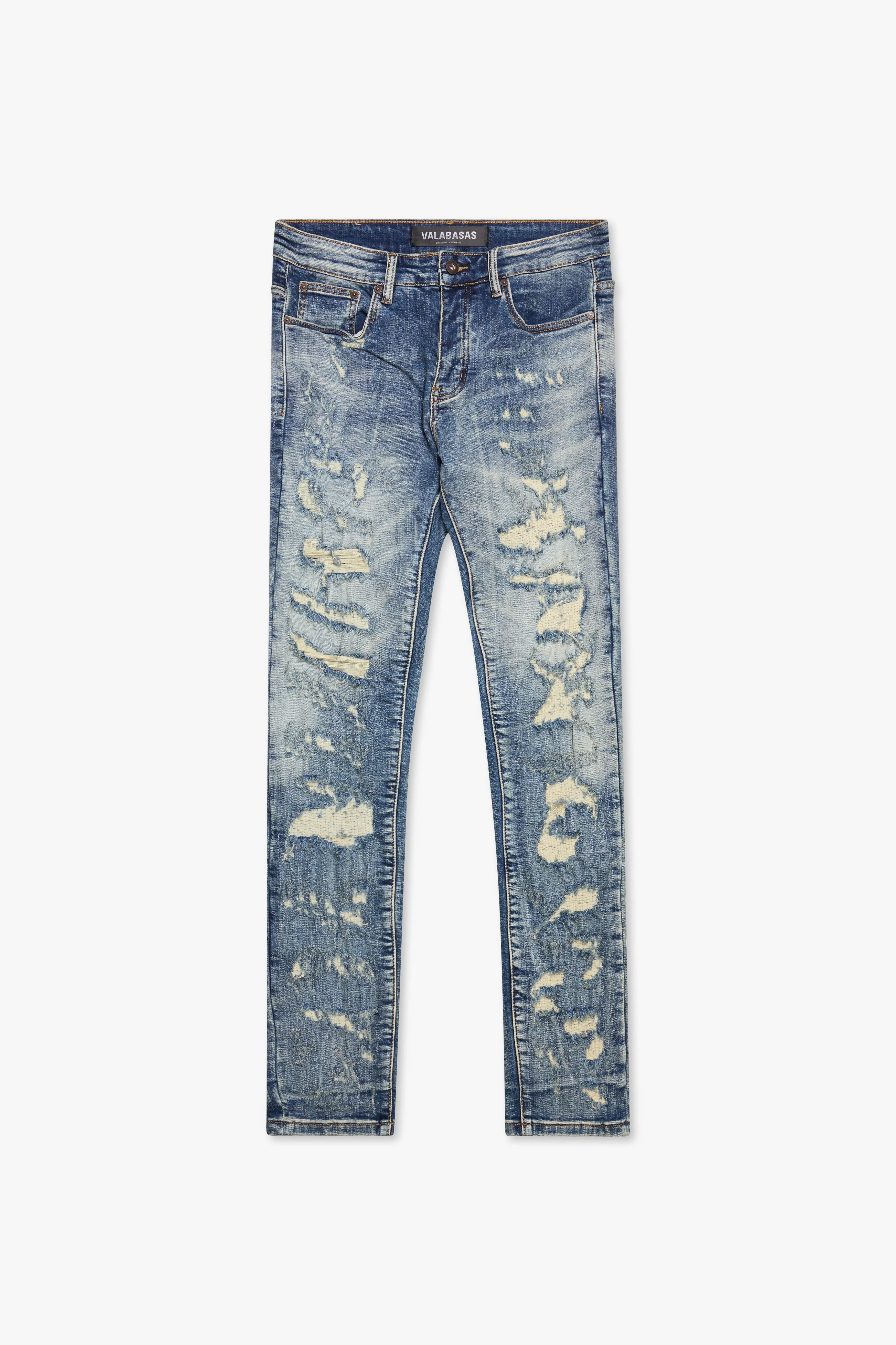 Payload Skinny Jean Light Blue Wash sold by valabasas