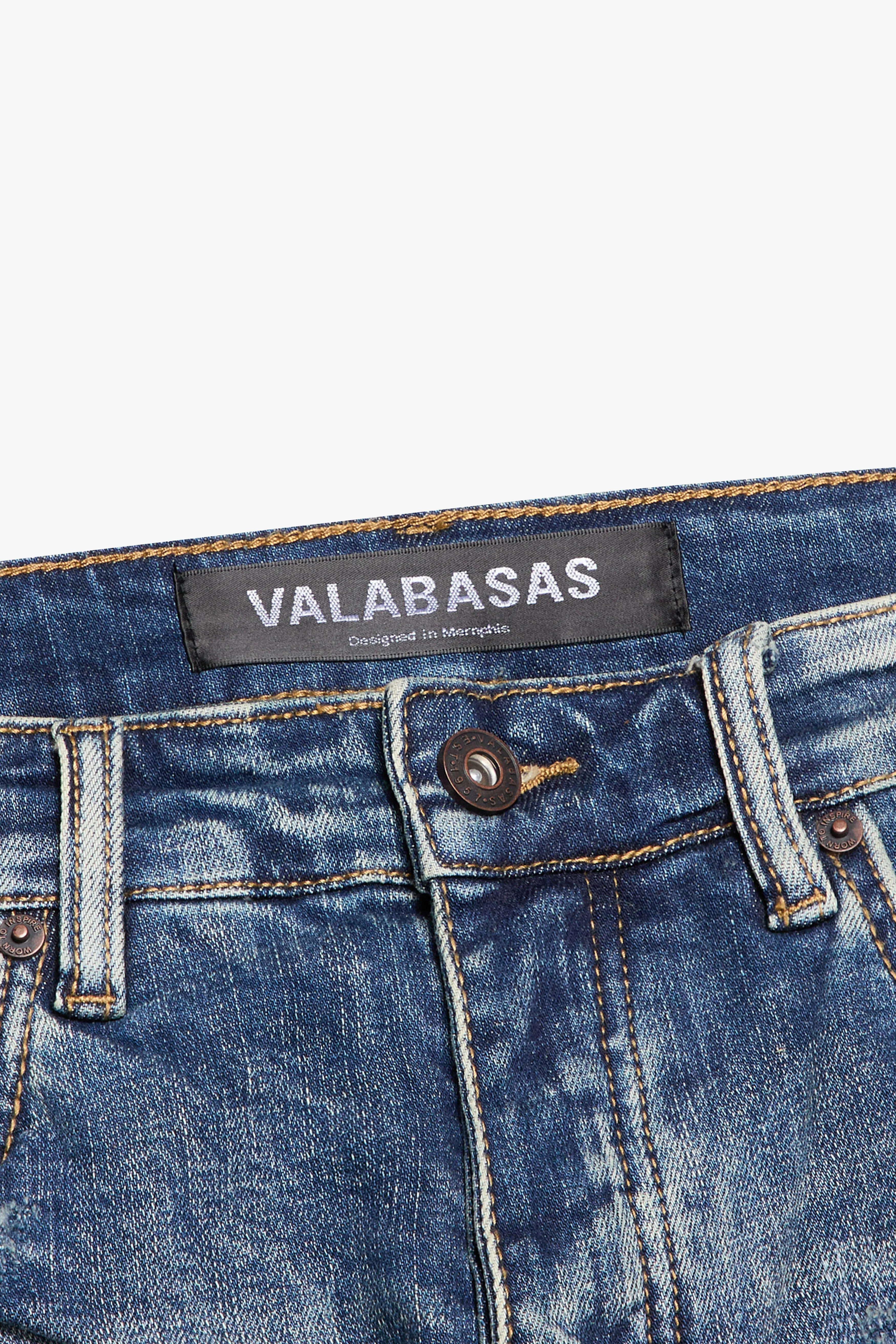 Payload Skinny Jean Light Blue Wash sold by valabasas product image thumbnail 2