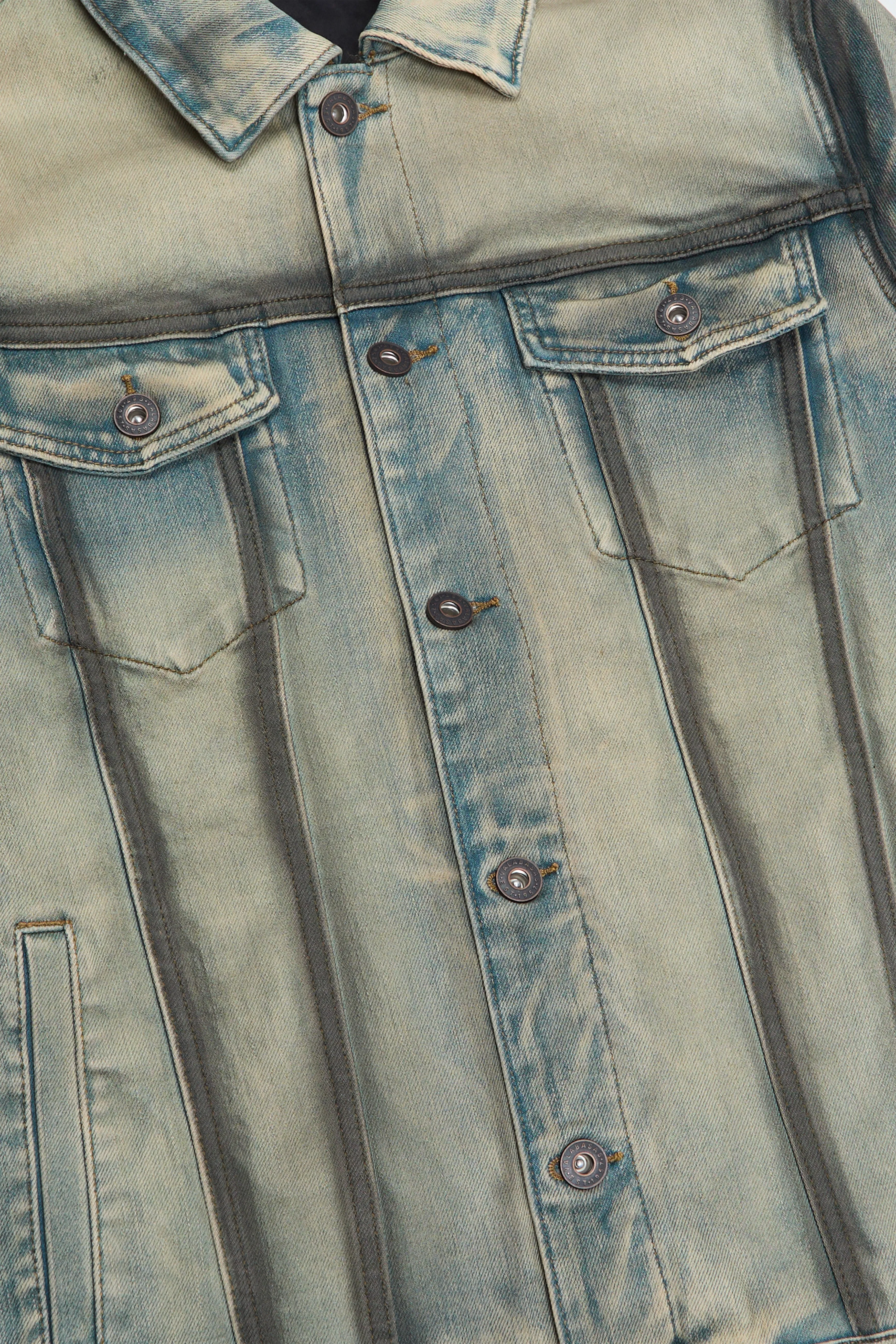 Skit Denim Jacket Light Blue Black sold by valabasas product image thumbnail 3