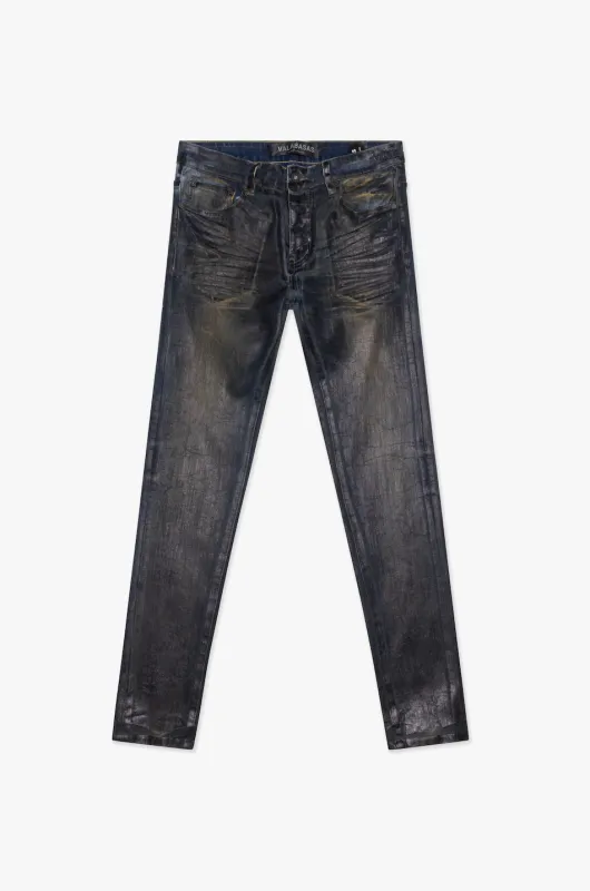 Mr. Flex Skinny Jean Dark Vintage Waxed sold by valabasas