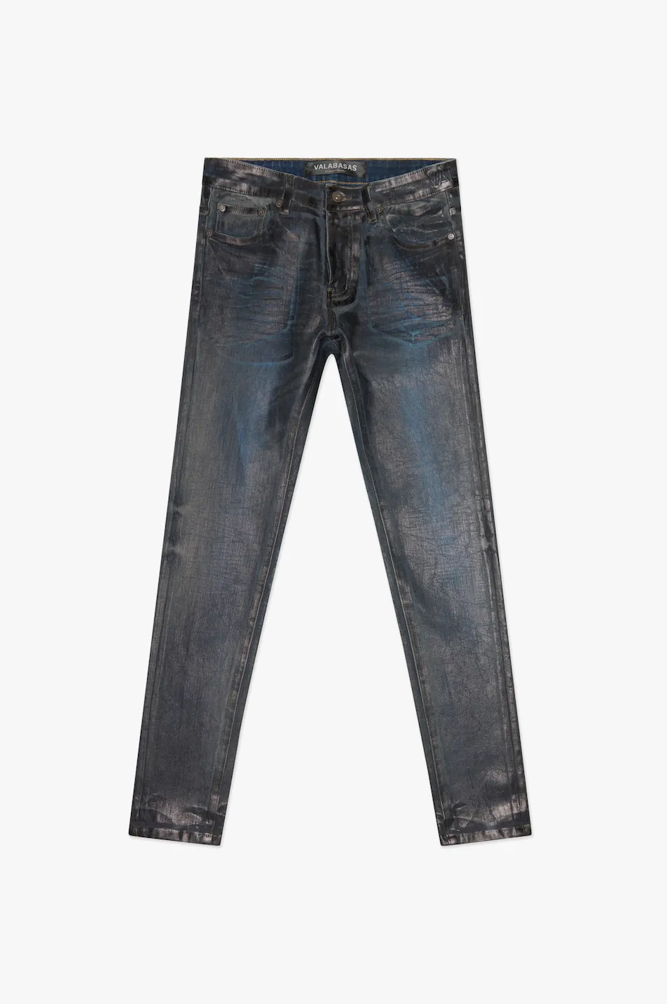 Mr. Flex Skinny Jean Dirty Indigo Waxed sold by valabasas