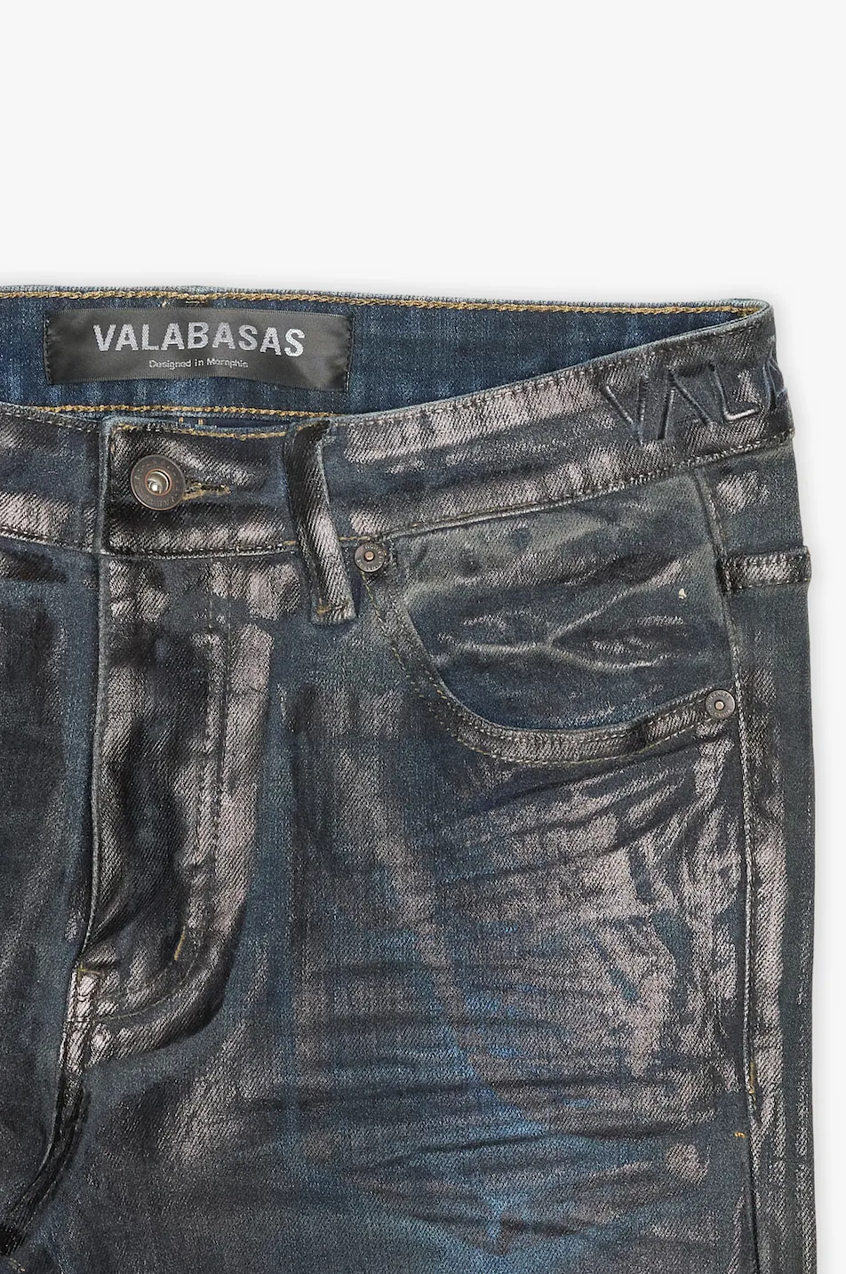 Mr. Flex Skinny Jean Dirty Indigo Waxed sold by valabasas product image thumbnail 2
