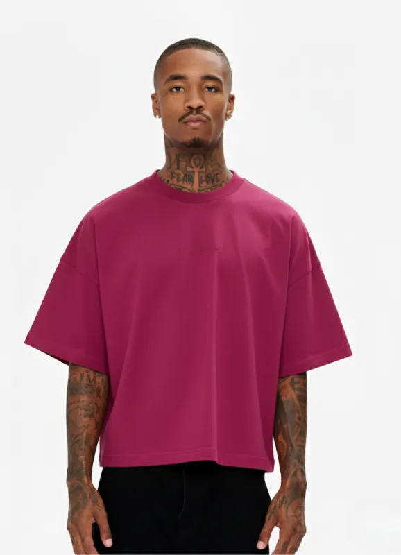 Essential Crop Tee Orchid sold by valabasas