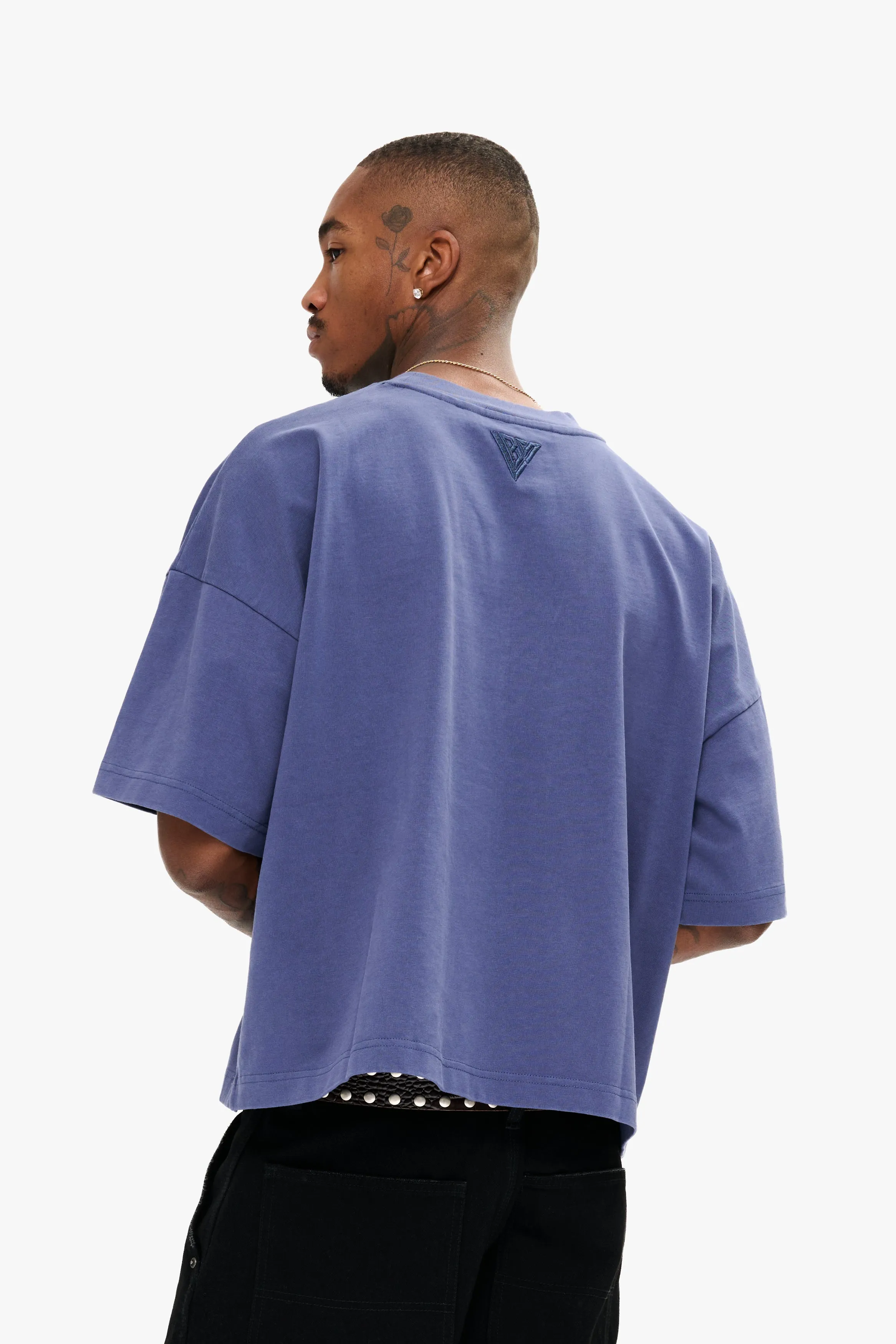 Essential Crop Tee Future Dusk sold by valabasas product image thumbnail 5