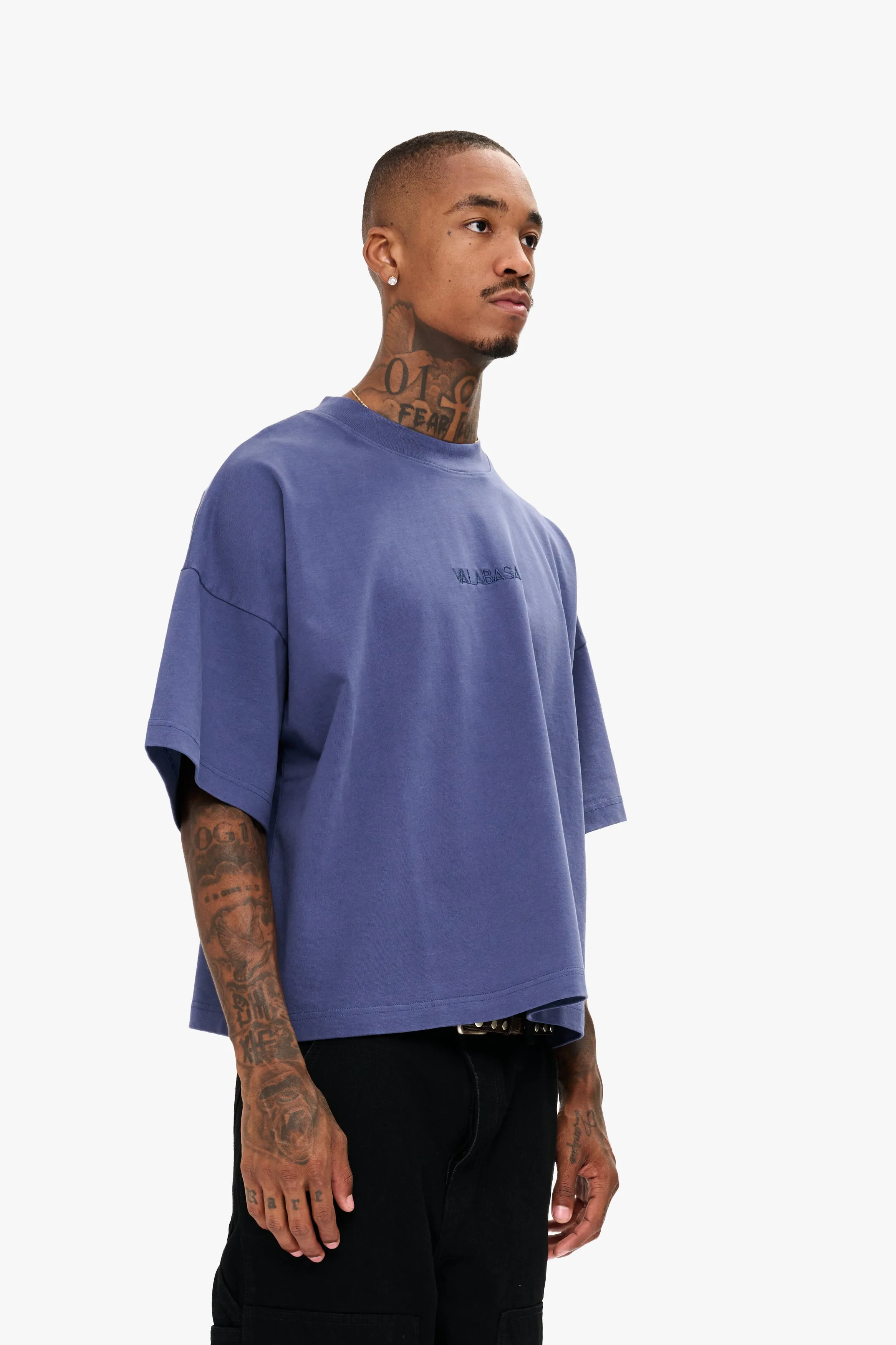 Essential Crop Tee Future Dusk sold by valabasas product image thumbnail 3