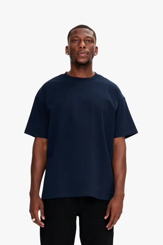 Essential Tee Navy sold by valabasas