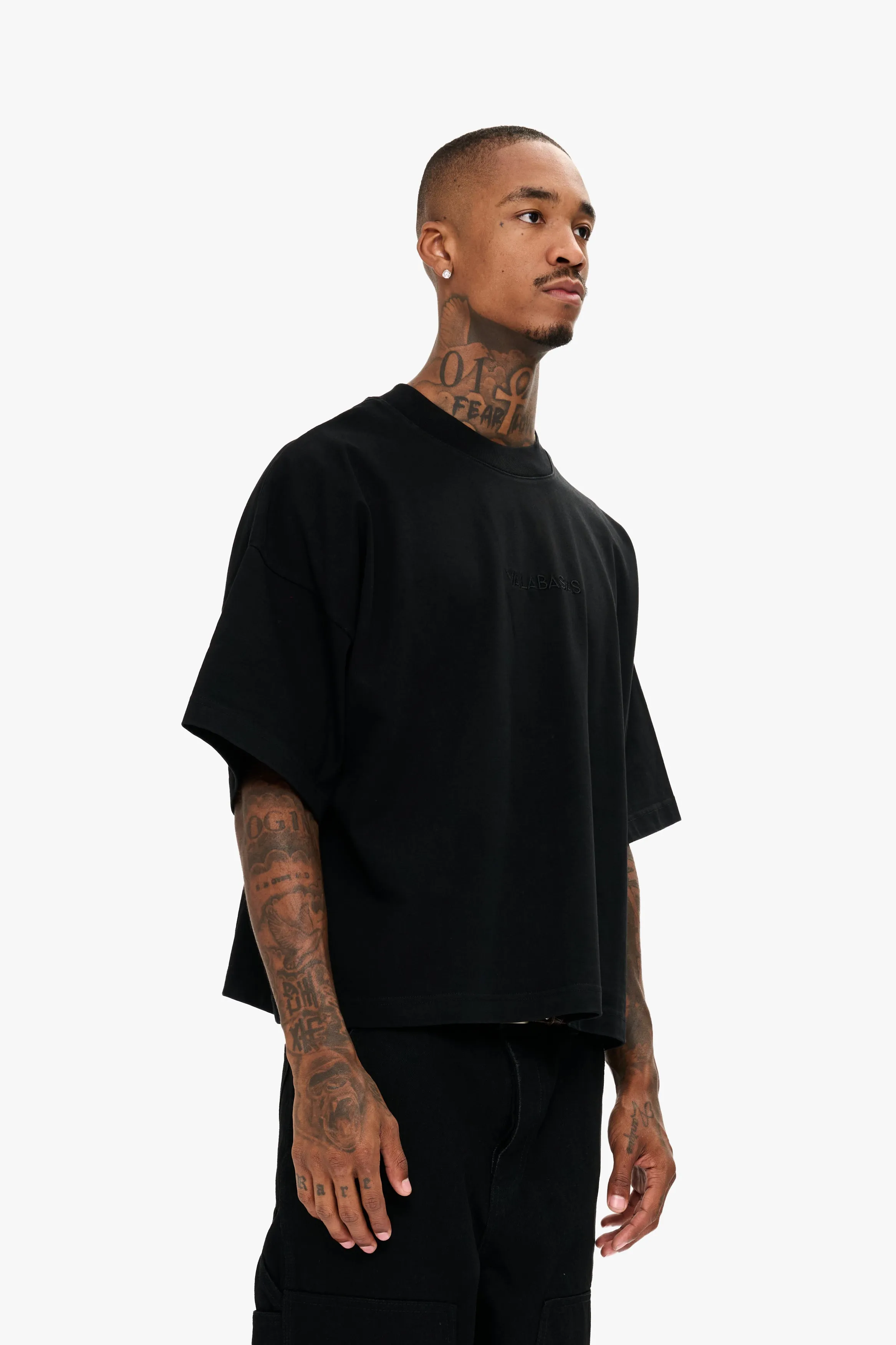 Essential Crop Tee Black sold by valabasas product image thumbnail 3