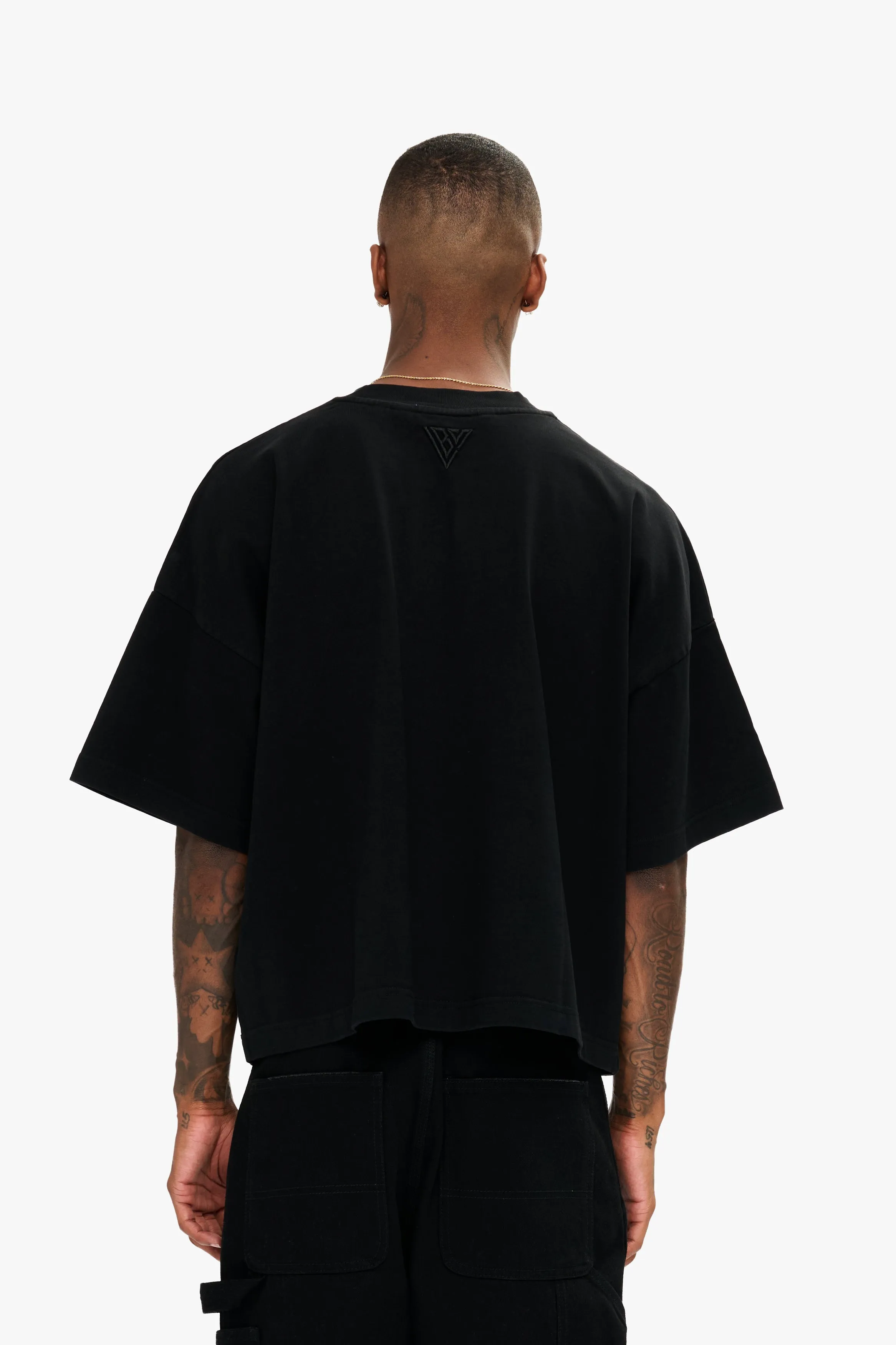 Essential Crop Tee Black sold by valabasas product image thumbnail 4