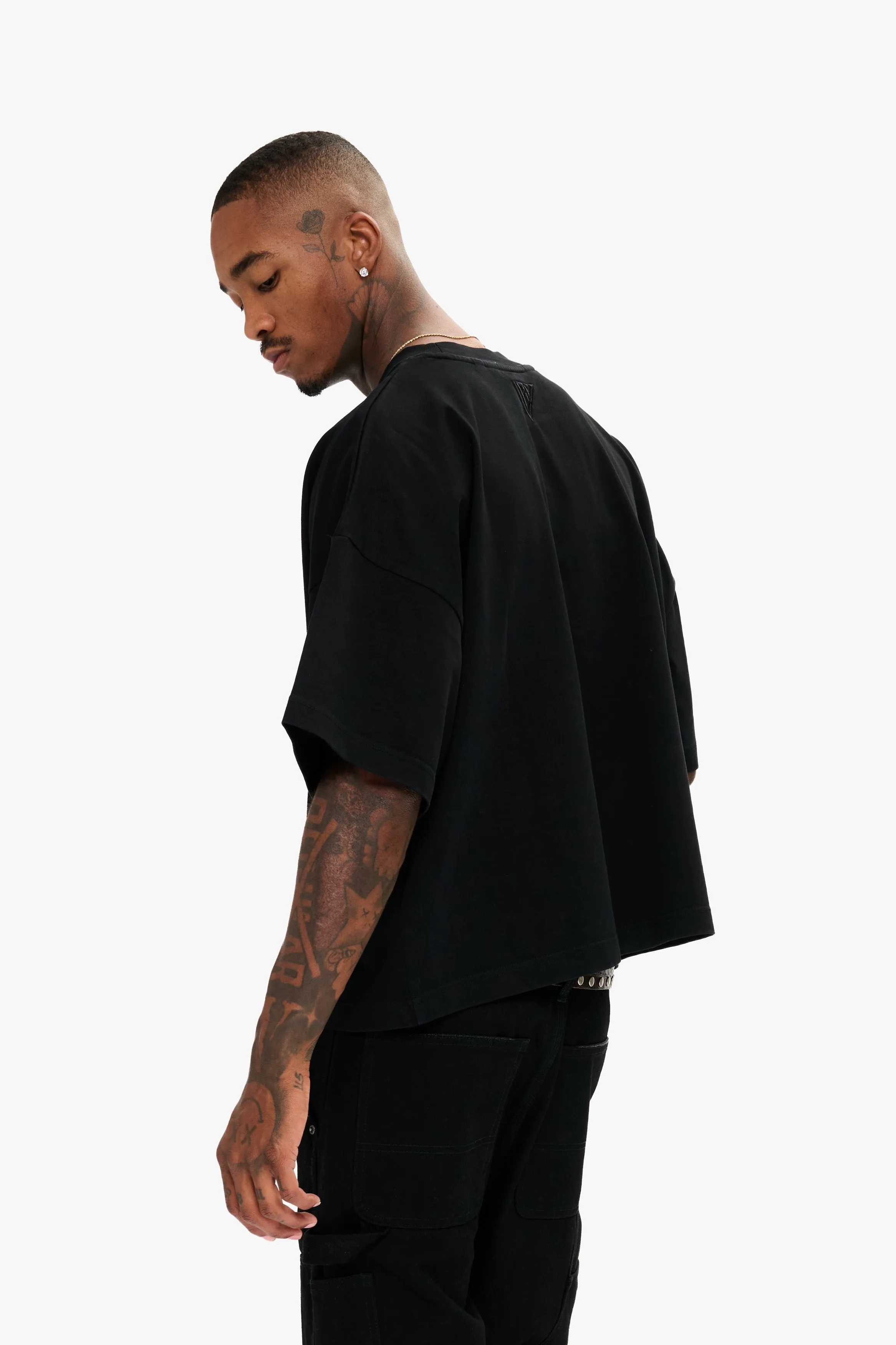 Essential Crop Tee Black sold by valabasas product image thumbnail 5