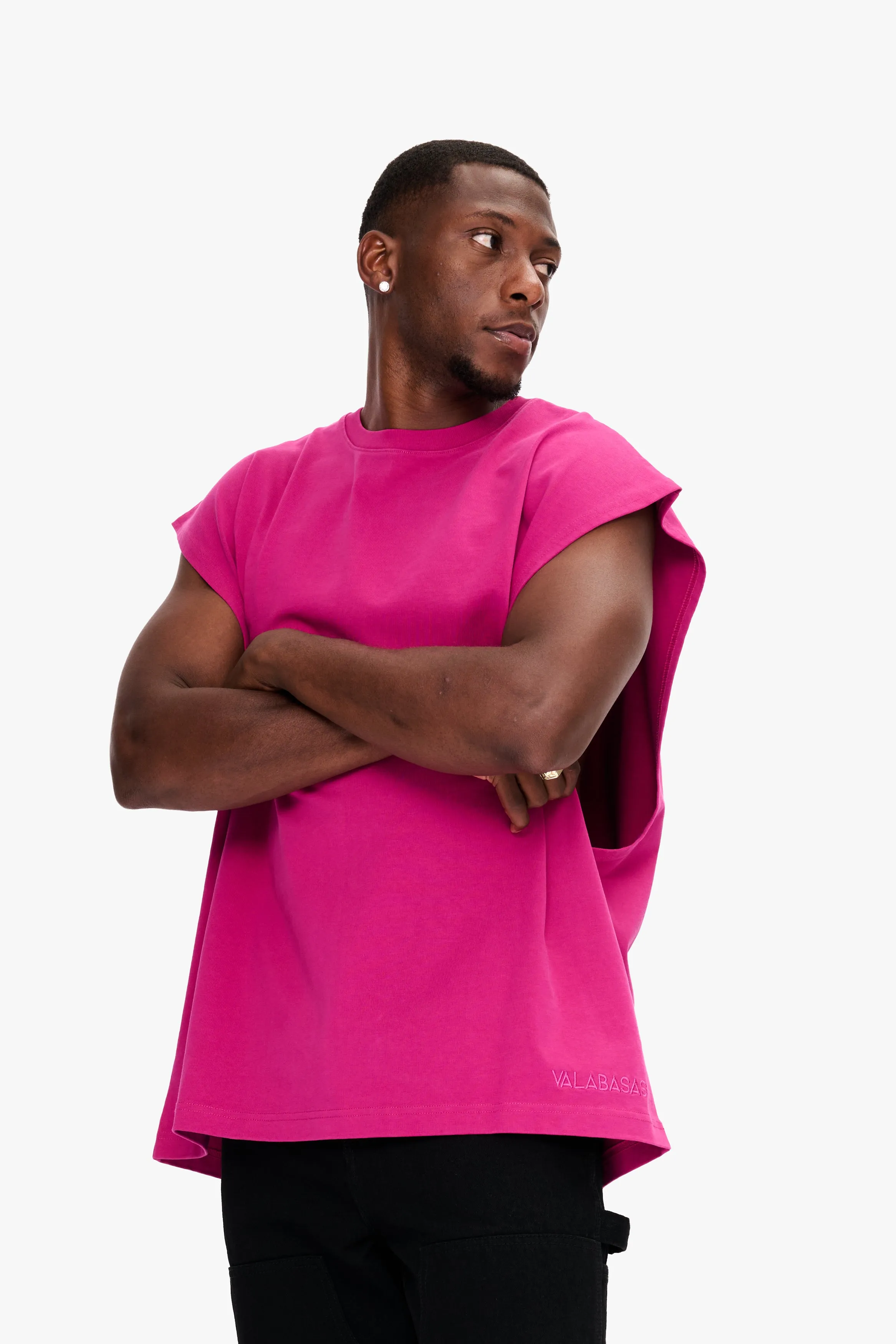 Essential Sleeveless Tee Orchid sold by valabasas product image thumbnail 5