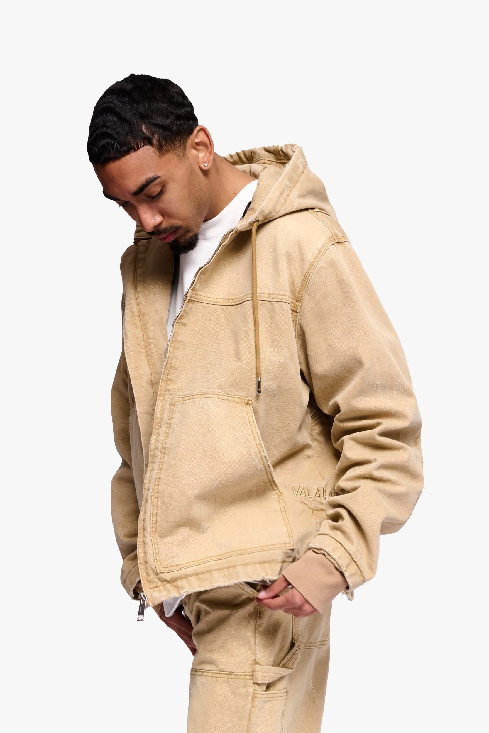 Nest Jacket Wheat Washed sold by valabasas product image thumbnail 2