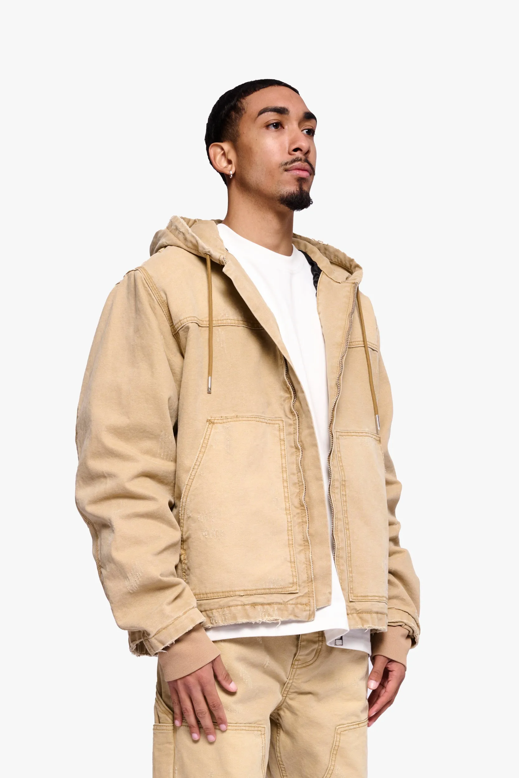 Nest Jacket Wheat Washed sold by valabasas product image thumbnail 4