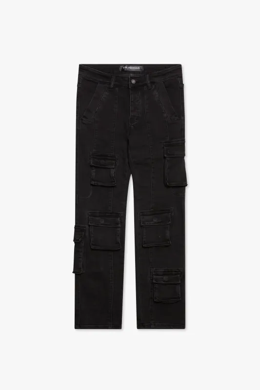 Delt Black Wash Straight made by valabasas