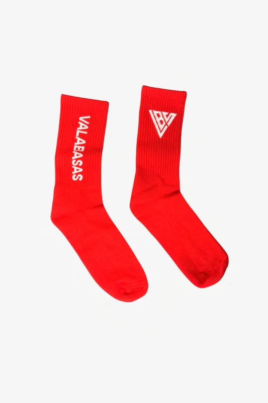 🎁 Footprint Socks Red (100% off) sold by valabasas
