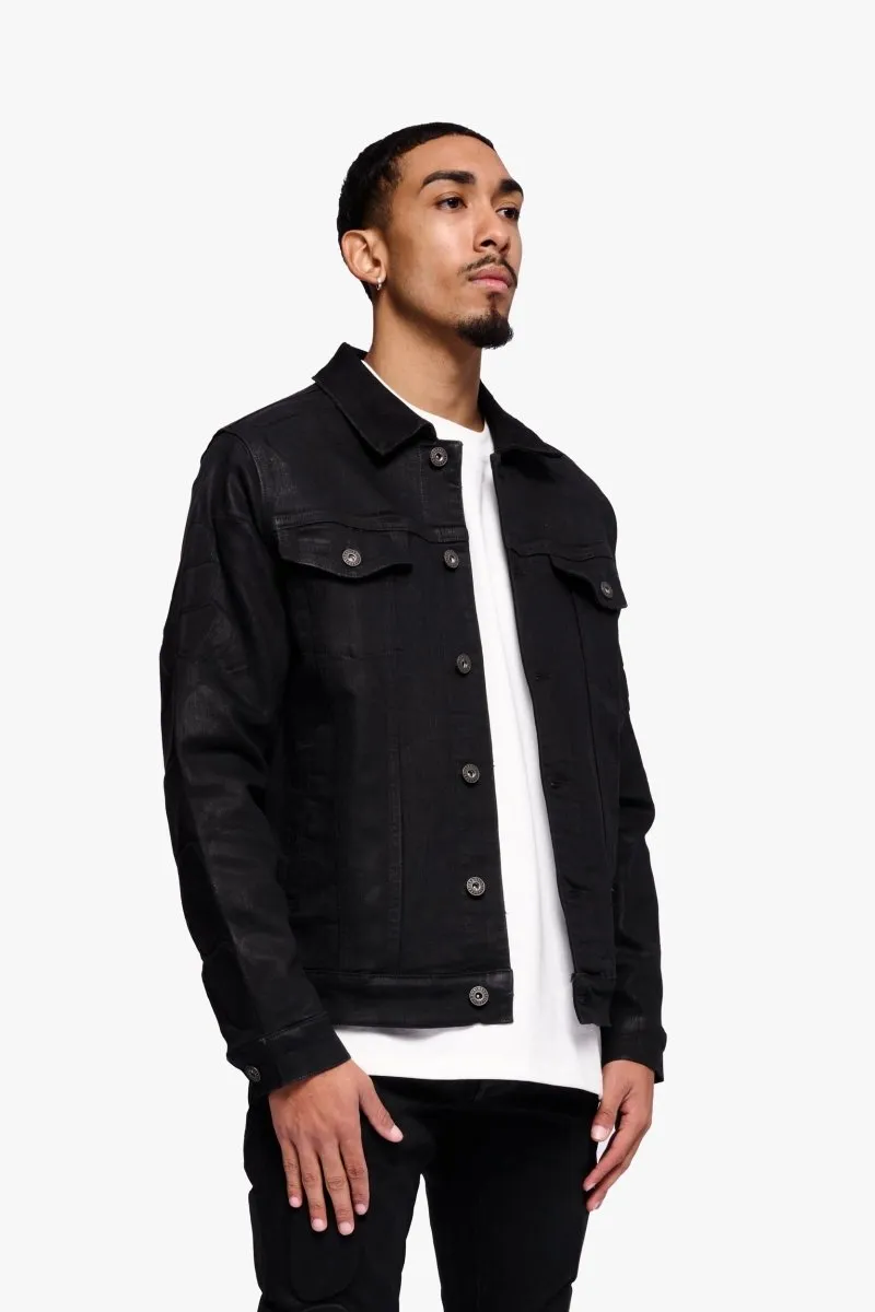 Swift Black Waxed Jacket sold by valabasas product image thumbnail 3