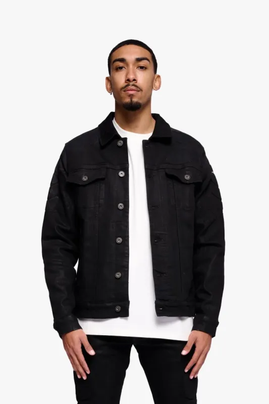 Swift Black Waxed Jacket sold by valabasas