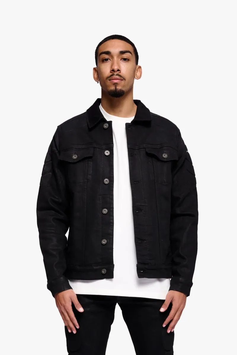 Swift Black Waxed Jacket sold by valabasas