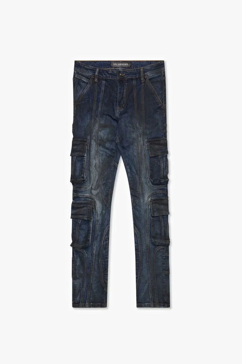 Patchfade Dark Blue Skinny sold by valabasas
