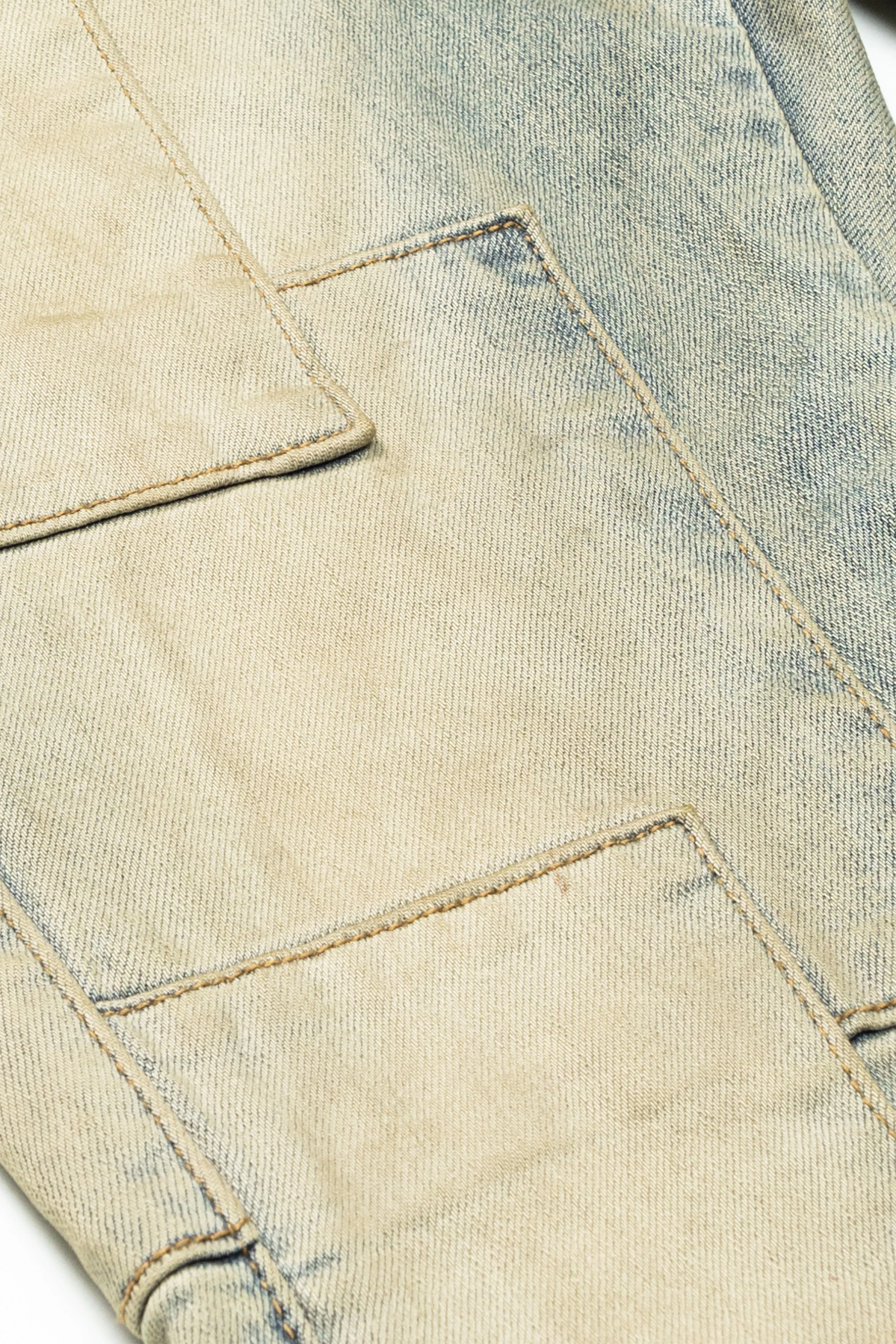 "BRICKS" DIRTY BLUE VINTAGE STACKED FLARE JEAN sold by valabasas product image thumbnail 2