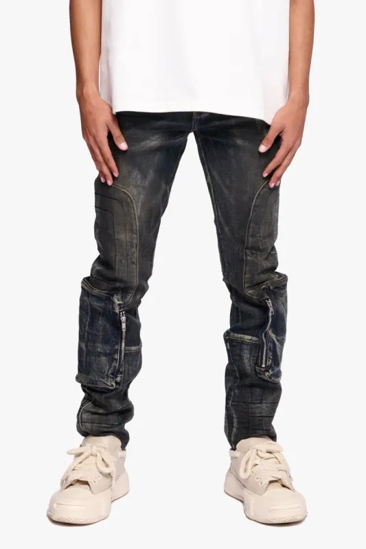 Thrust Dirty Blue Waxed Skinny sold by valabasas