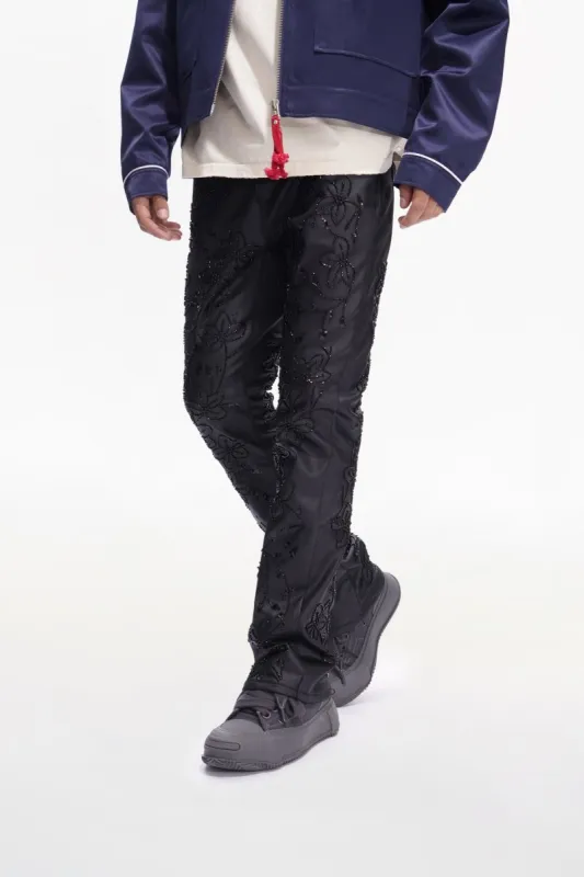 Flora Black Waxed Stacked sold by valabasas