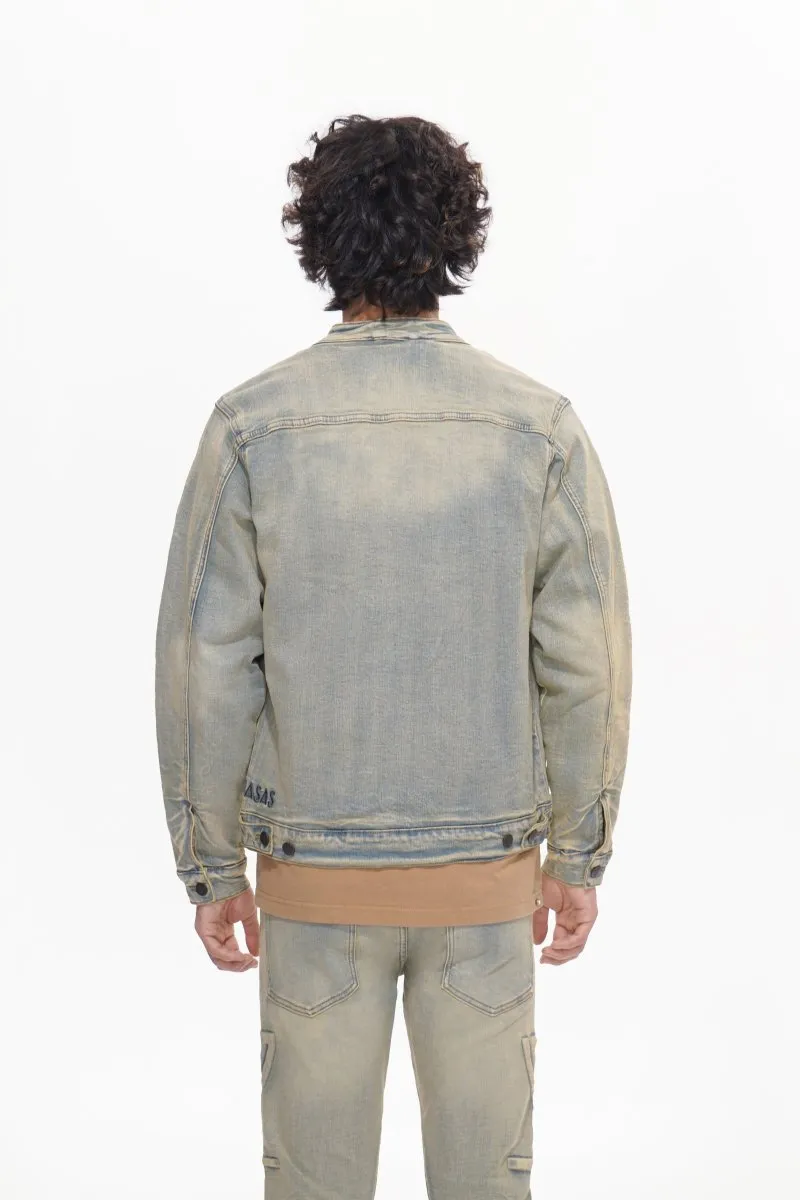 Harley Light Vintage Blue Denim Jacket sold by valabasas product image thumbnail 4