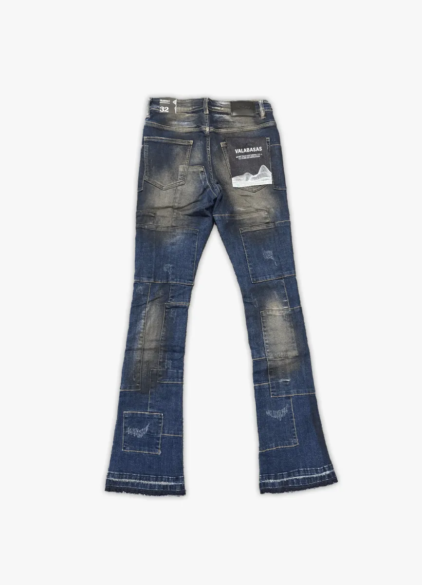 "BRICKS" DENIM STACKED DIRTY BLUE sold by valabasas product image thumbnail 2