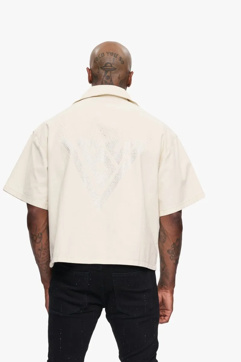 Shine Button Down Cream sold by valabasas product image thumbnail 5