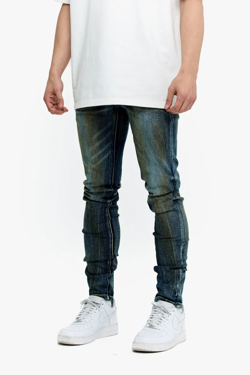 Mr.Flex Skinny Medium Blue Vintage Washed sold by valabasas