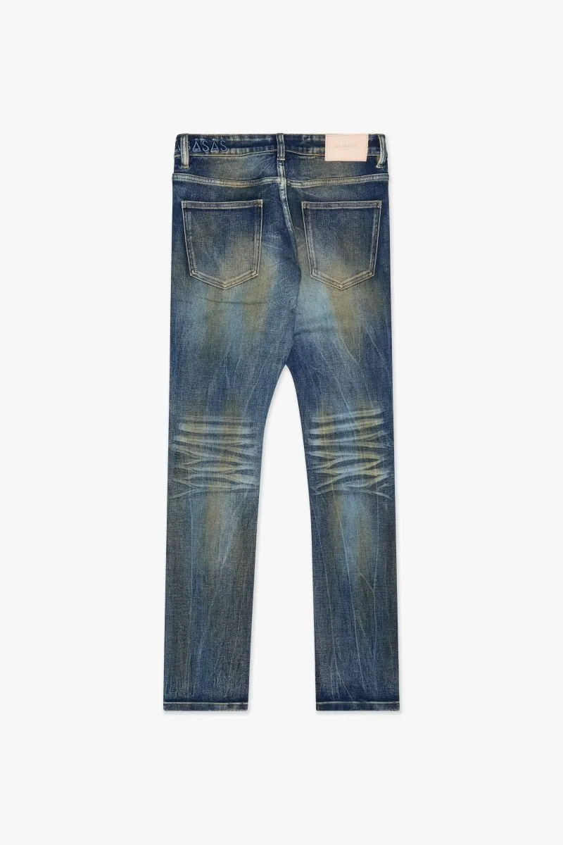 Mr.Flex Skinny Medium Blue Vintage Washed sold by valabasas product image thumbnail 5