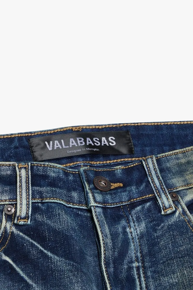 Mr.Flex Skinny Medium Blue Vintage Washed sold by valabasas product image thumbnail 3