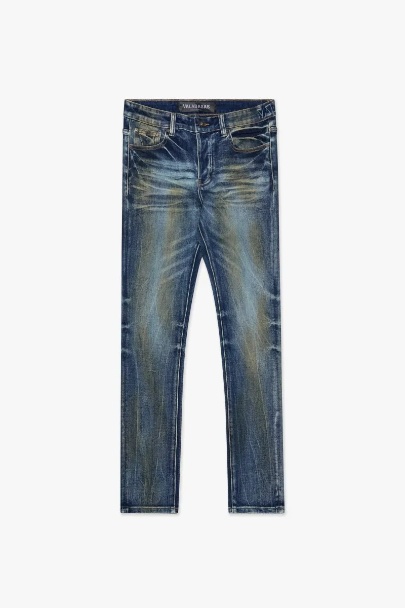 Mr.Flex Skinny Medium Blue Vintage Washed sold by valabasas product image thumbnail 2