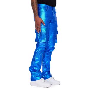 “VAN GOGH” ROYAL WAXED STACKED FLARE JEAN sold by valabasas
