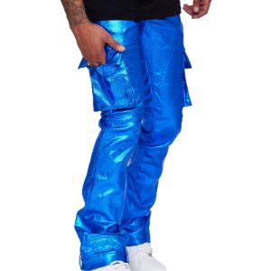 “VAN GOGH” ROYAL WAXED STACKED FLARE JEAN sold by valabasas