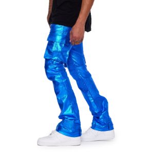 “VAN GOGH” ROYAL WAXED STACKED FLARE JEAN sold by valabasas