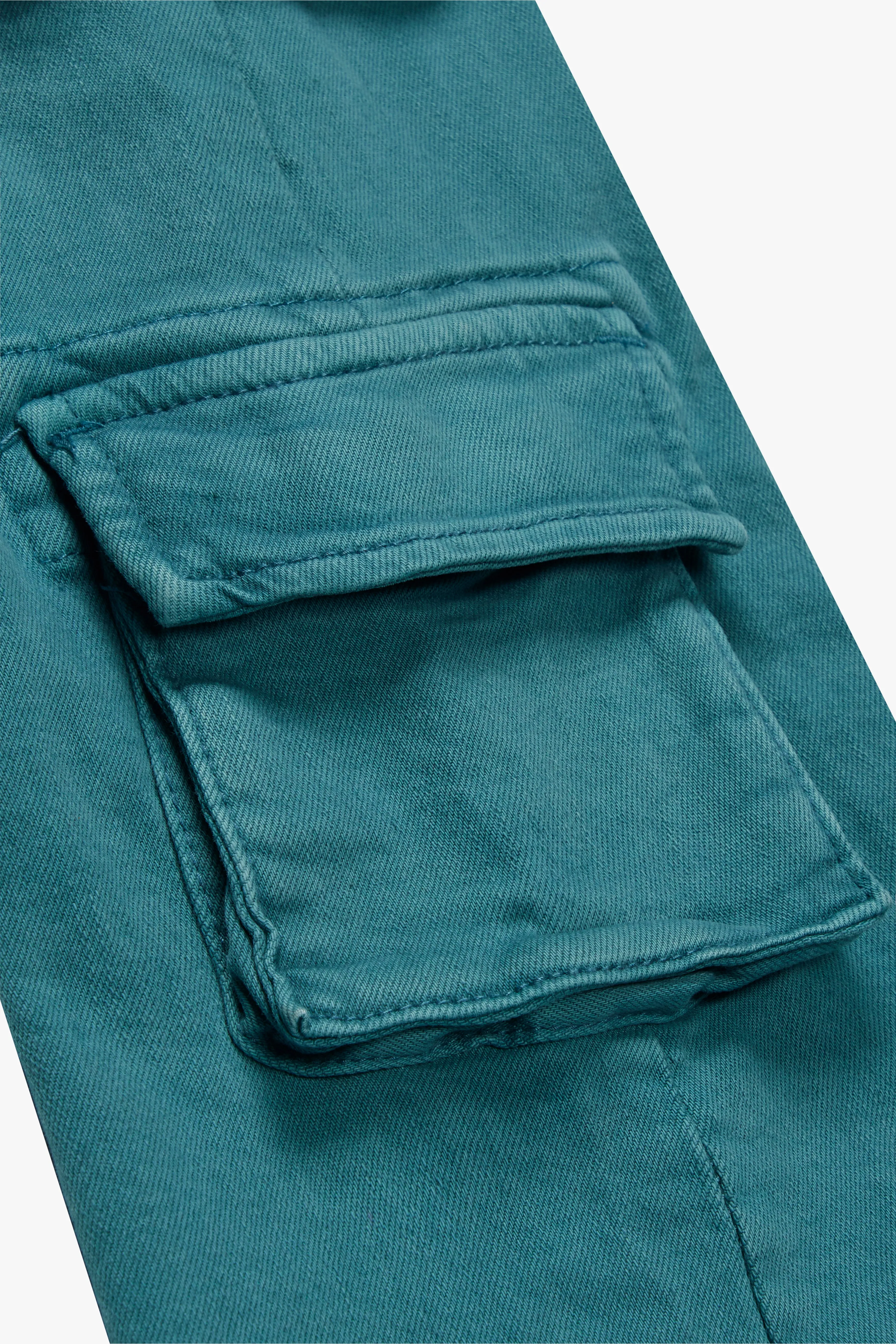 "PINNACLE” STACKED FLARE JEAN AQUA sold by valabasas product image thumbnail 2