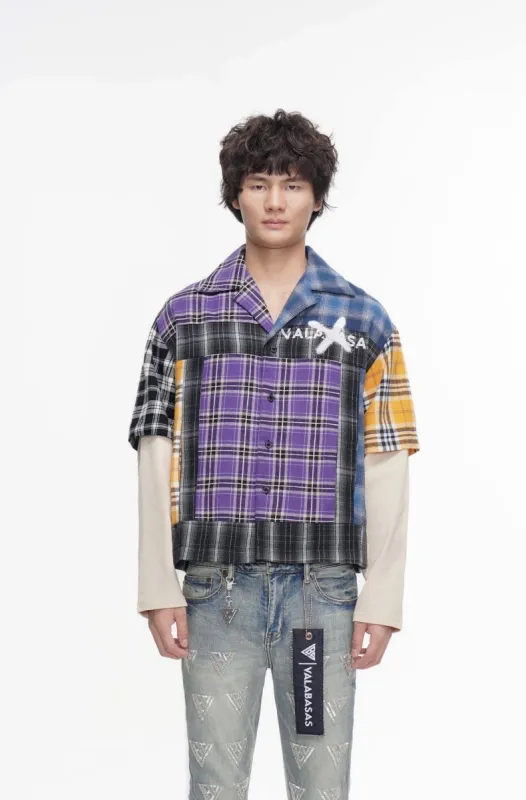 Kreki Plaid Button Down made by valabasas