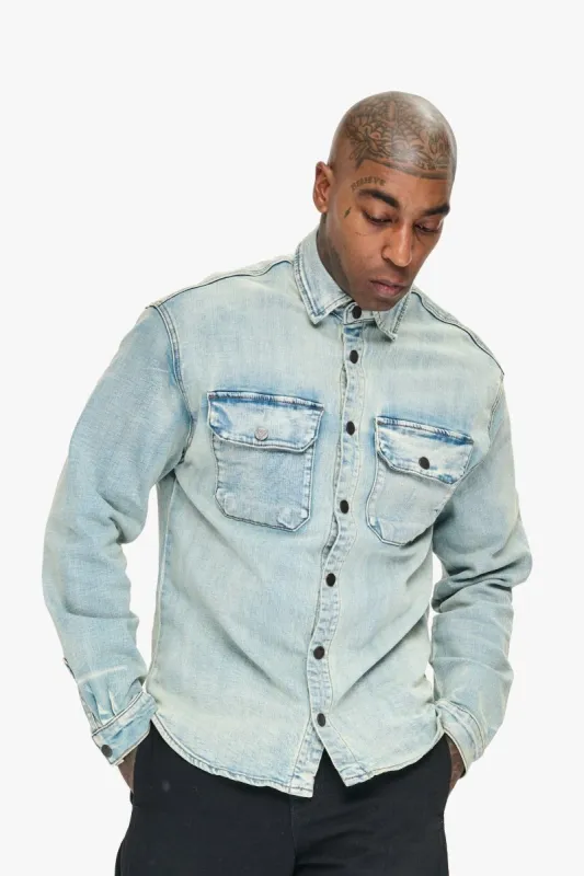 Mr.Button Down Light Wash sold by valabasas