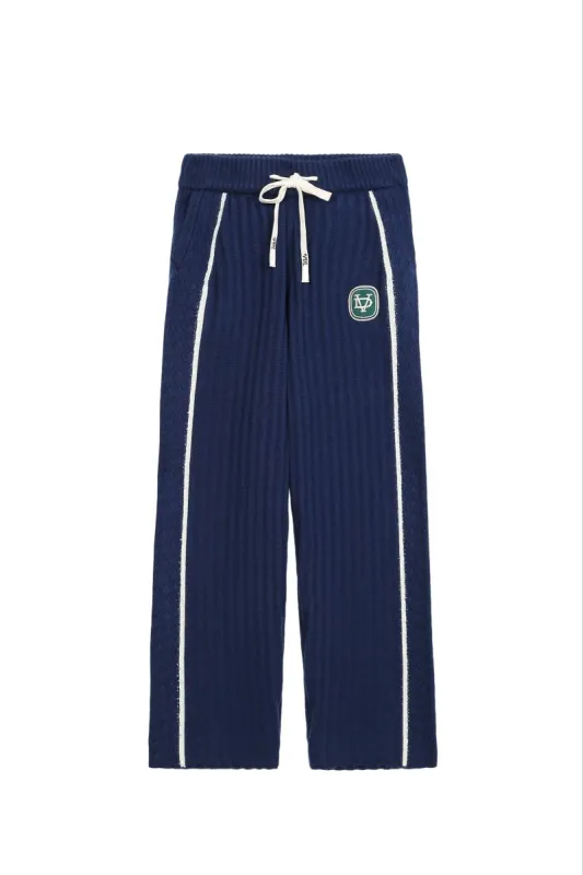 Tacto Knit Pants – Blue (Cashmere Blend) sold by valabasas