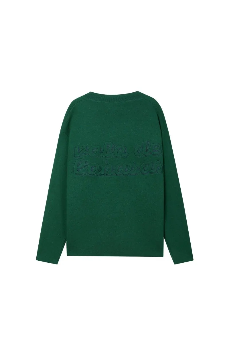 Loir Cardigan – Green (Cashmere Blend) sold by valabasas product image thumbnail 3