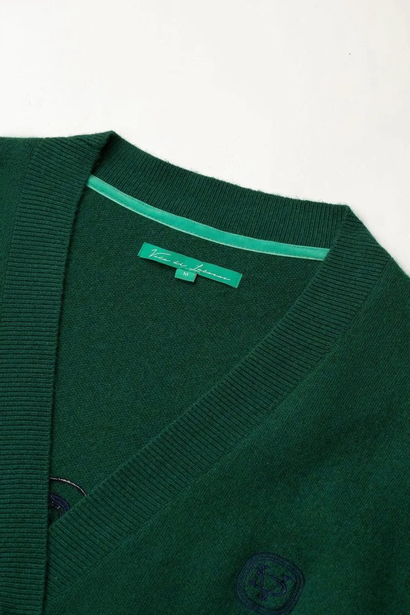 Loir Cardigan – Green (Cashmere Blend) sold by valabasas product image thumbnail 4