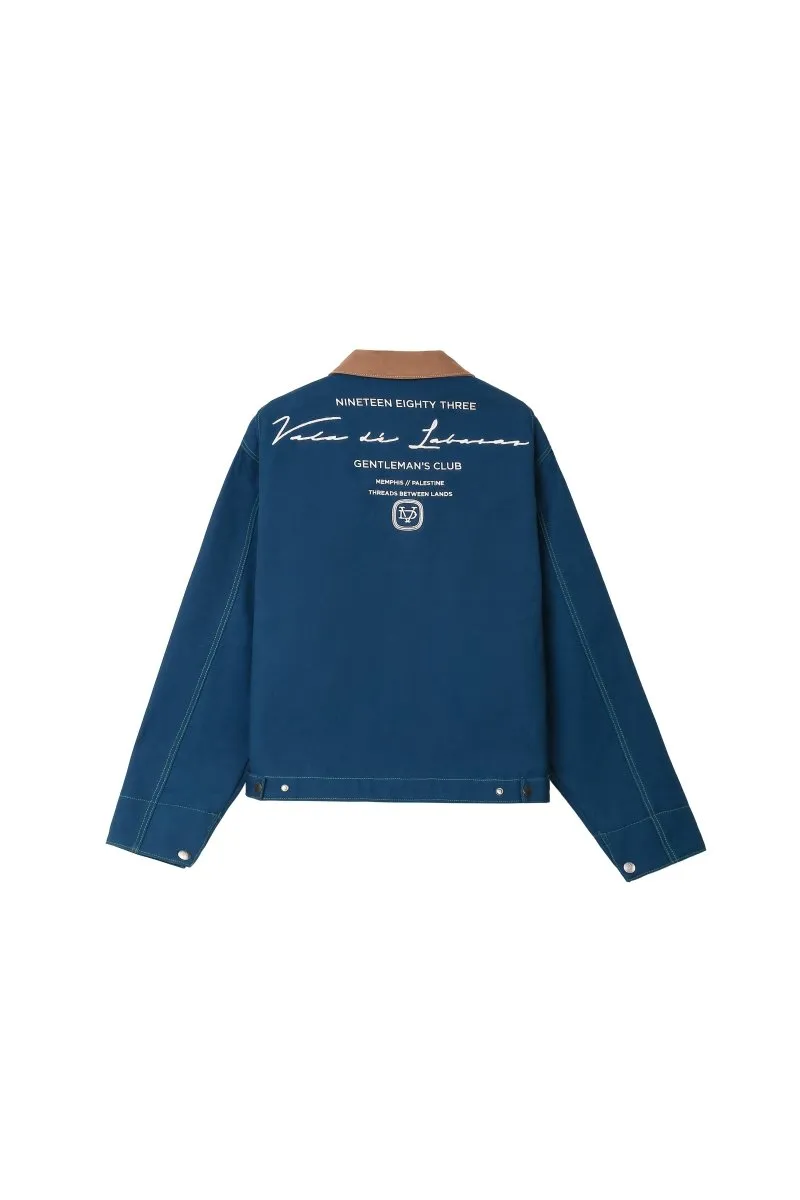 Elan Canvas Denim Jacket – Navy sold by valabasas product image thumbnail 3